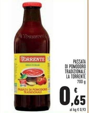 Conad Passata di pomodoro tradizionale 700 g(ml) offerta