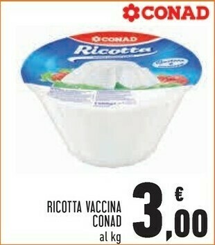 Conad Conad ricotta offerta