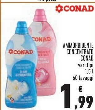 Conad Conad ammorbidente concentrato offerta