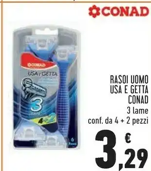 Conad Conad rasoio uomo usa e getta offerta