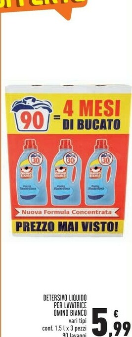 Conad Superstore Detersivo lavatrice offerta