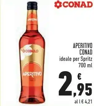 Conad Superstore Conad aperitivo ideale per spritz 700 ml offerta
