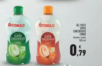 Conad Superstore Conad gel piatti super concetrato offerta