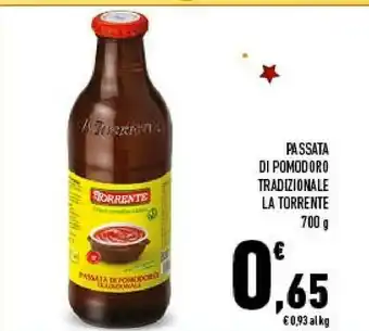 Conad City Passata di pomodoro tradizionale 700 g(ml) offerta