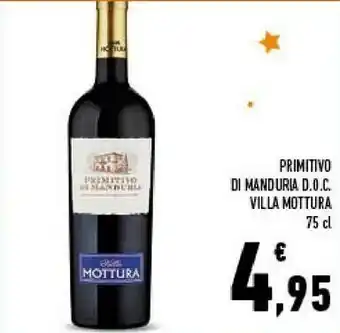 Conad City Primitivo di manduria 750 g(ml) offerta