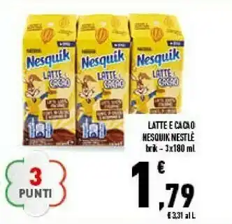 Conad City Latte e caco brik - 3x180 ml offerta
