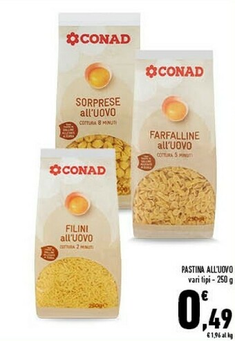 Conad City Conad pastina all'uovo offerta