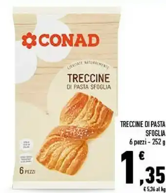 Conad City Conad - treccine di pasta sfoglia 252 g(ml) offerta