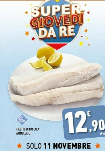 Conad Filetto di baccala ammollato offerta