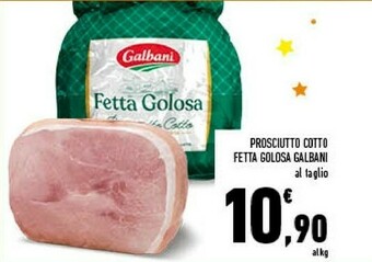 Conad Prosciutto cotto fetta golosa offerta