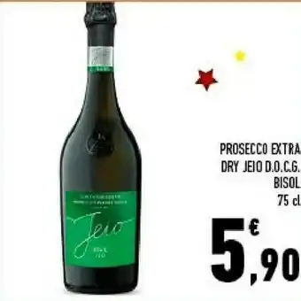 Conad Bisol prosecco extra dry jeio docg offerta