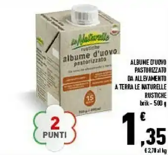 Conad Le naturelle - albume d'uovo pastorizzato offerta