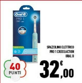 Conad Spazzolino elettrico pro 1 cross action offerta