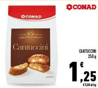 Conad Conad - i cantuccini 250 g(ml) offerta