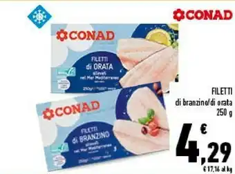 Conad Conad - filetti di orata offerta