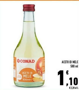 Conad Conad aceto di mele offerta
