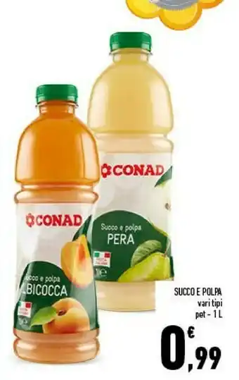 Conad Conad - succo e polpa di albicocca 1000 g(ml) offerta