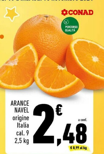 Conad Superstore Arance navel offerta