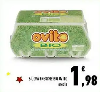 Conad Superstore 6 uova fresche bio offerta