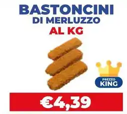 Bastoncini di merluzzo