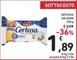Spazio Conad Certosa GALBANI offerta