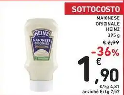 Spazio Conad Maionese originale HEINZ offerta