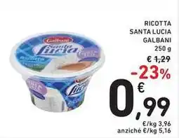 Spazio Conad Ricotta santa lucia GALBANI offerta