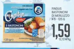 Supermercati Piccolo Findus bastoncini di merluzzo offerta