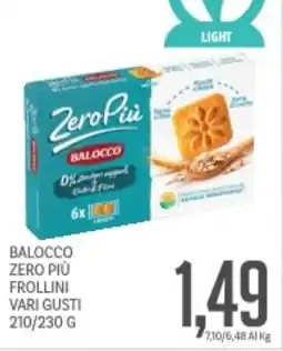 Supermercati Piccolo Balocco zero più frollini offerta