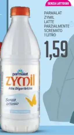 Supermercati Piccolo Parmalat zymil latte parzialmente scremato offerta