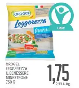 Supermercati Piccolo Orogel leggerezza il benessere minestrone offerta