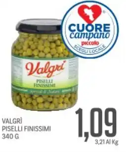 Supermercati Piccolo Valgrì piselli finissimi offerta