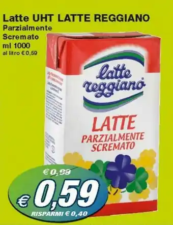 Prix Quality Latte Reggiano Latte UHT 1000ml offerta