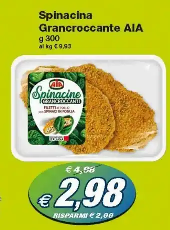 Prix Quality Aia Spinacina Grancroccante 300g offerta