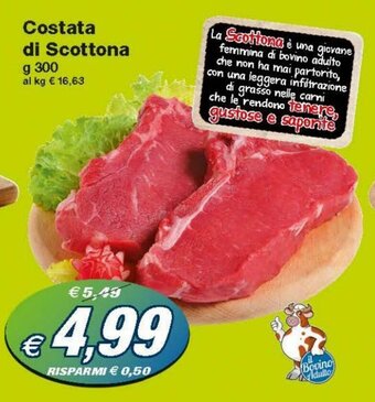 Prix Quality Costata di Scottona 300g offerta