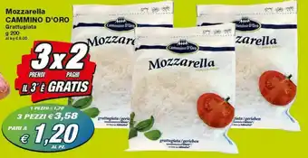 Prix Quality Cammino D'Oro Mozzarella 200g offerta
