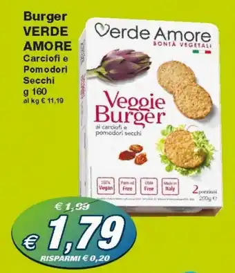 Prix Quality Verde Amore Burger 160g offerta
