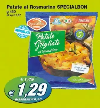 Prix Quality Specialbon Patate al Rosmarino 450g offerta
