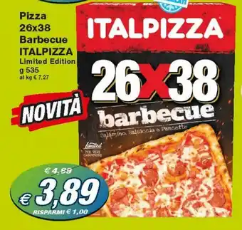 Prix Quality Italpizza Pizza 26x38 Barbecue 535g offerta