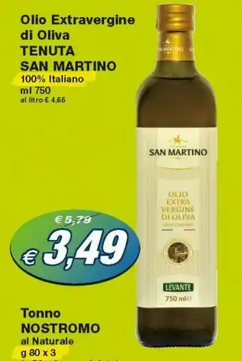 Prix Quality Tenuta San Martino Olio Extravergine di Oliva 750ml offerta