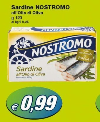 Prix Quality Nostromo Sardine 120g offerta