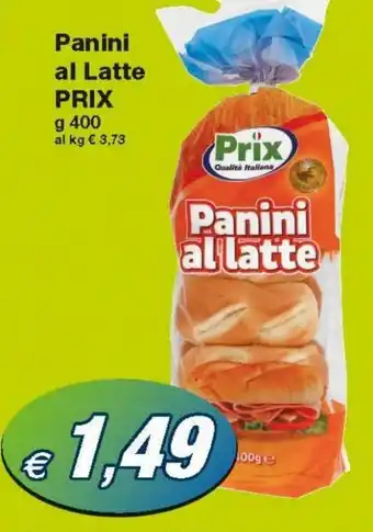 Prix Quality Prix Panini al Latte 400g offerta