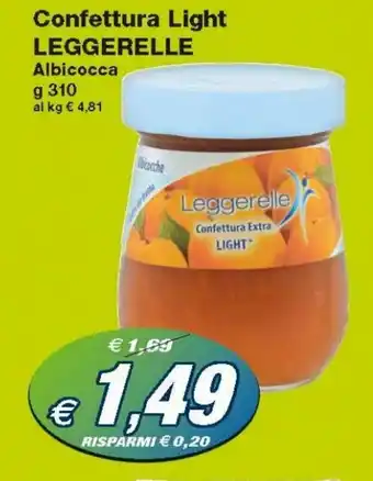 Leggerelle Confettura Light 310g