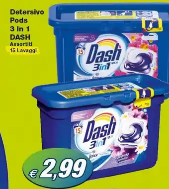 Prix Quality Dash Pods 3in1 Detersivo 15 lavaggi offerta