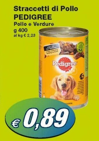 Prix Quality Pedigree Straccetti di Pollo 400g offerta