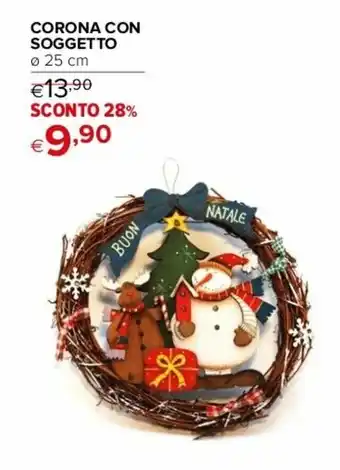 Iperal Corona con Soggetto Ø 25 cm offerta