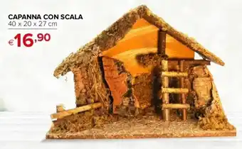Iperal Capanna con Scala 40x20x27cm offerta