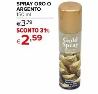 Iperal Spray Oro o Argento 150ml offerta