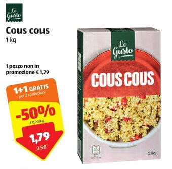ALDI Le Gusto Cous cous 1 kg offerta