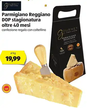 ALDI Gourmet Parmigiano Reggiano DOP Stagionatura oltre 40 mesi offerta